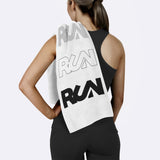 Run / White Sports Towel