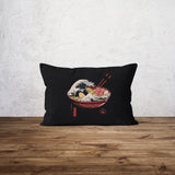 Great Wave Ramen Bowl Double Sided Pillow Case