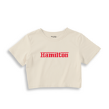 Hamilton / Ferrari Crop Tişört