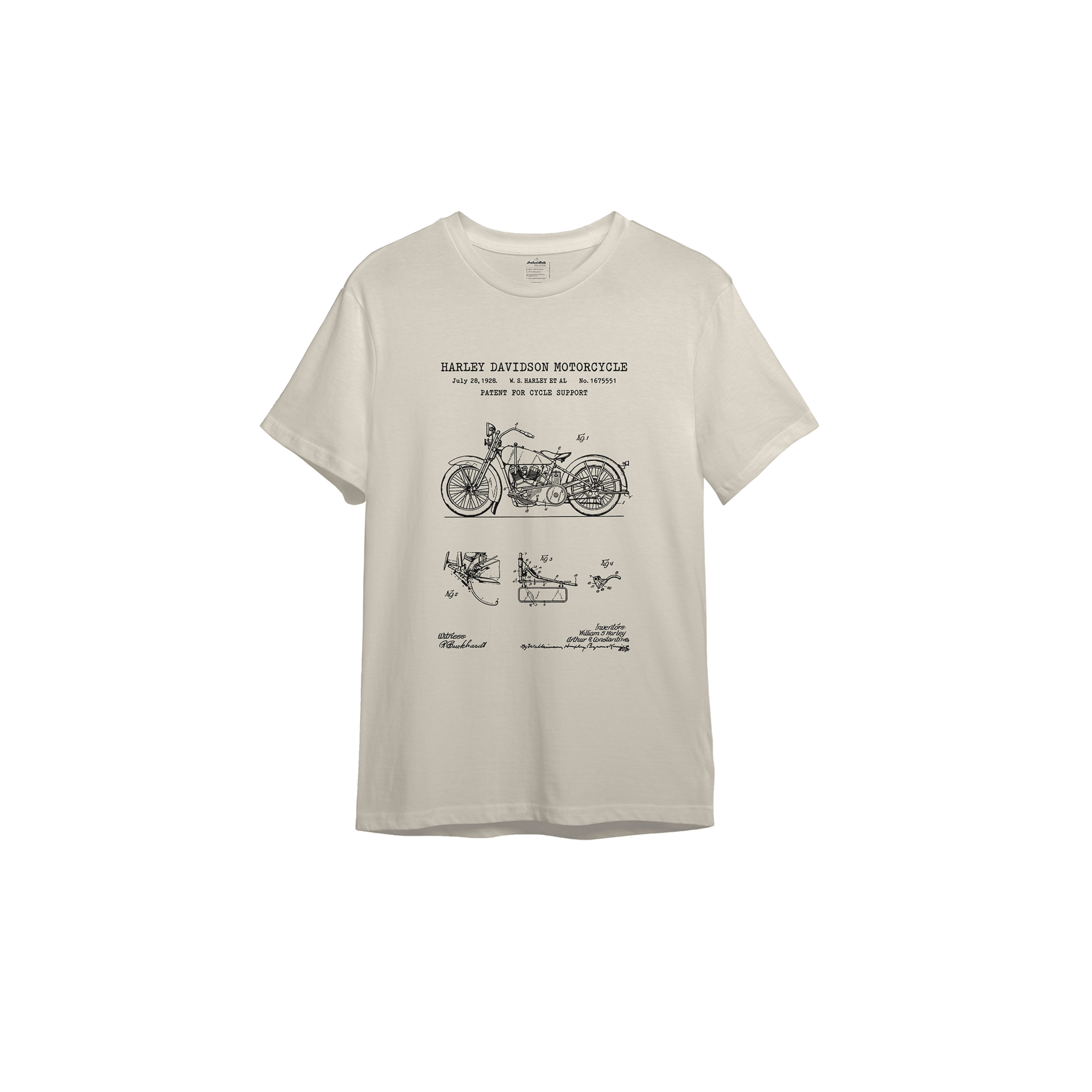 Harley Davidson Model 28B Motorcycle T-Shirt