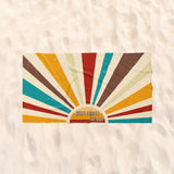 Here Comes The Sun / Retro Beach Towel