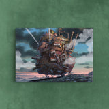 Howl's Moving Castle Kanvas Tablo