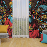 Hypnotic Background Curtain