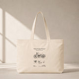 Harley Davidson Model 28B Motosiklet Club Tote Bag