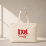Hot Girls Watch Formula 1 Club Tote Bag