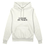 ICOMPEACE Oversize Hoodie – Beyaz – ön görünüm