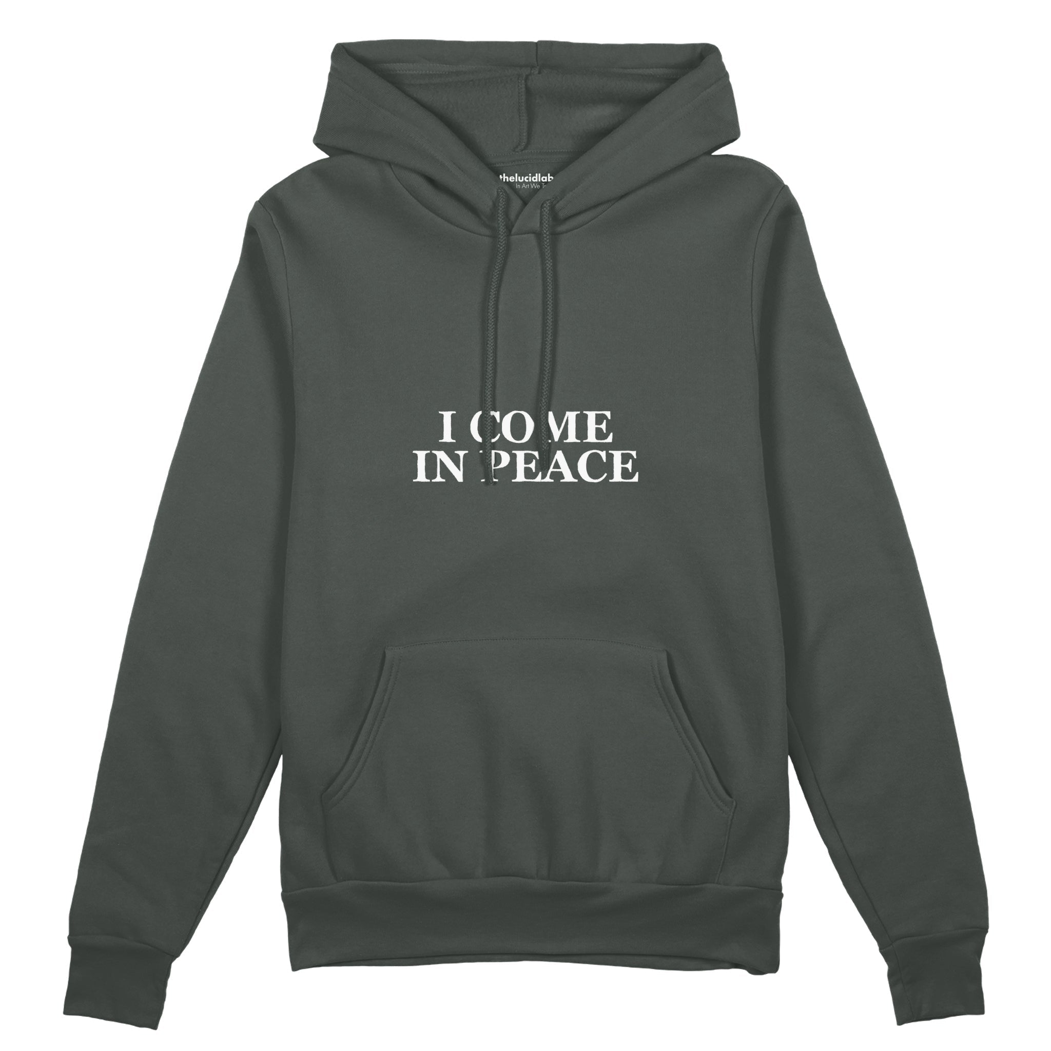 ICOMPEACE Oversize Hoodie – Antrasit – ön görünüm