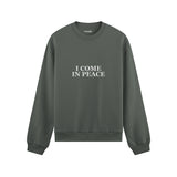 ICOMPEACE Oversize Sweatshirt – Antrasit – ön görünüm