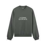 ICOMPEACE Oversize Sweatshirt – Antrasit – ön görünüm