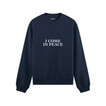 ICOMPEACE Oversize Sweatshirt – Lacivert – ön görünüm