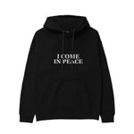 ICOMPEACE Regular Hoodie – Siyah – ön görünüm