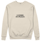 ICOMPEACE Regular Sweatshirt – Bej – ön görünüm