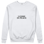 ICOMPEACE Regular Sweatshirt – Beyaz – ön görünüm