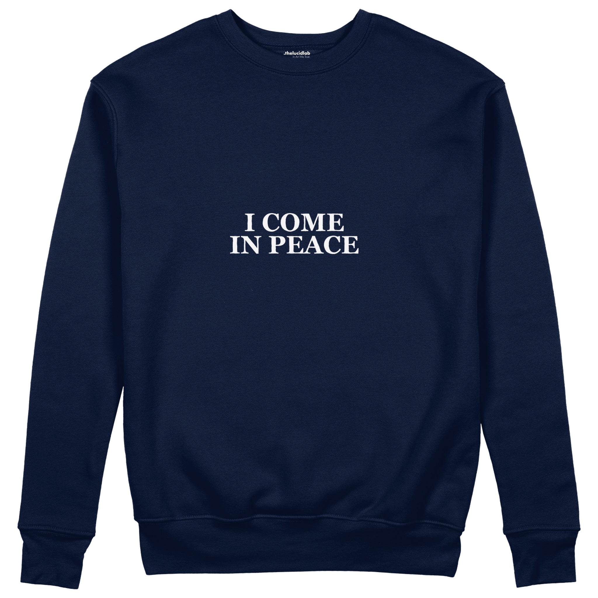 ICOMPEACE Regular Sweatshirt – Lacivert – ön görünüm