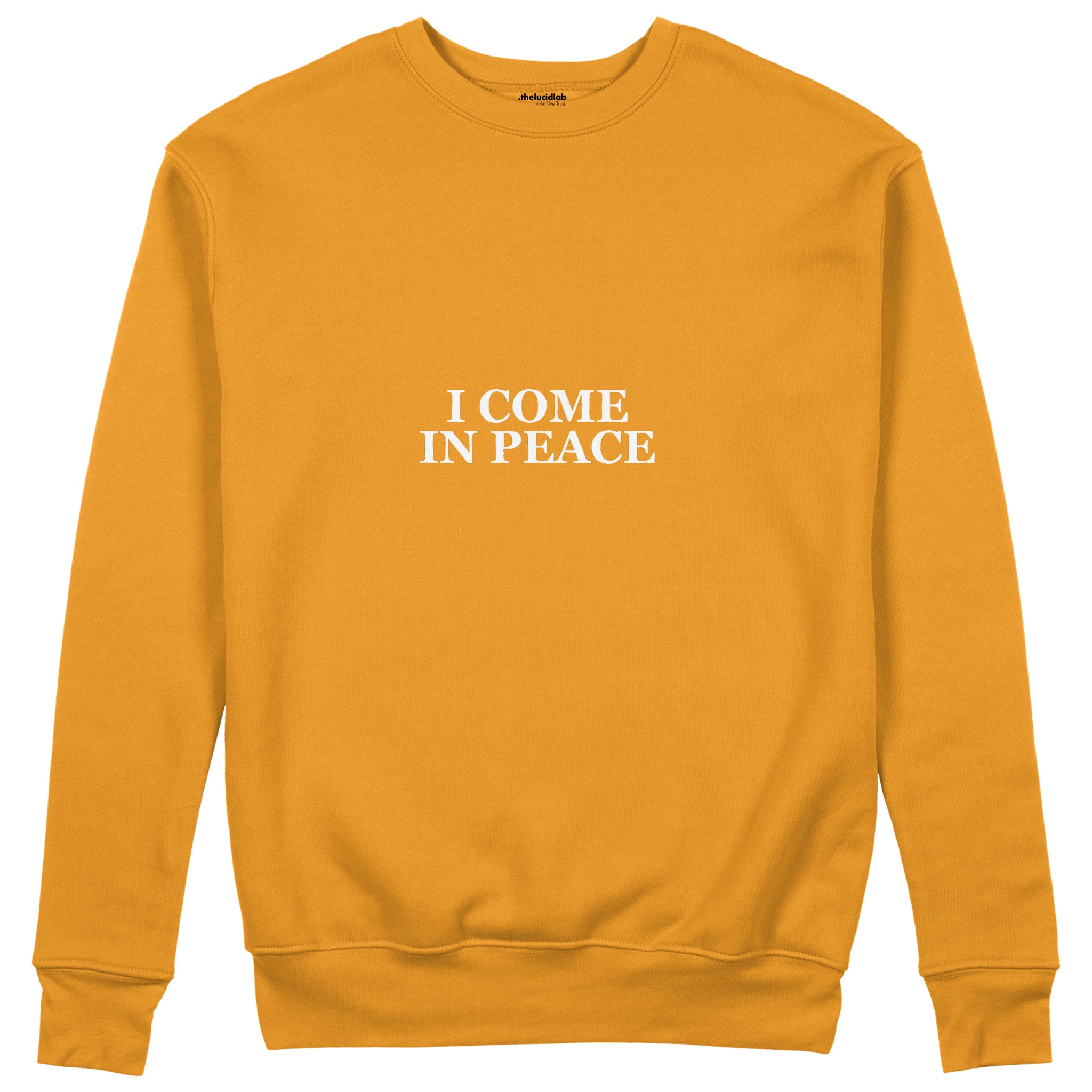 ICOMPEACE Regular Sweatshirt – Turuncu – ön görünüm