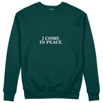ICOMPEACE Regular Sweatshirt – Koyu Yeşil – ön görünüm