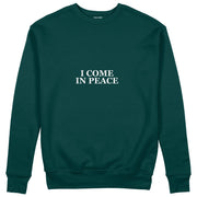 ICOMPEACE Regular Sweatshirt – Koyu Yeşil – ön görünüm