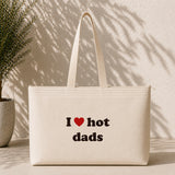 I Love Hot Dads Weekend Tote Bag