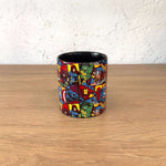 Avengers Comic Book Siyah Kulplu Bardak