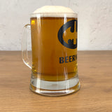 BEERMAN / Baskılı Paşabahçe Kulplu Bira Bardağı