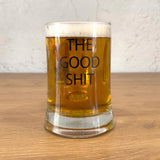 The Good Shit / Yazılı Paşabahçe Kulplu Bira Bardağı