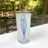 Smooth Fish / Fish Printed Paşabahçe Raki Glass