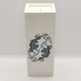 Yin Yang Koi Concrete Candle
