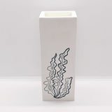 Blue Coral v2 / Coral Printed Concrete Candle