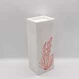Orange Coral v2 / Coral Printed Concrete Candle