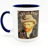 Let it Gogh Yazılı - Van Gogh Kulplu Bardak