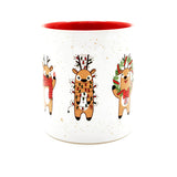 Christmas Themed Cup with Cute Deer