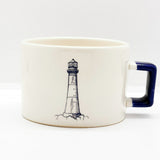 Lighthouse / Lighthouse Navy Blue U-Handled Mug