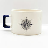 Compass / Compass Printed U Handled Mug