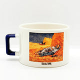 Siesta / Vincent Van Gogh Navy Blue U-Handled Mug