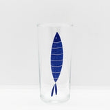 Blue Fish / Blue Fish Printed Paşabahçe Raki Glass