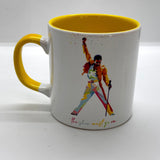 Freddie Mercury Sarı Kulplu Bardak