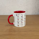 All Tracks / Formula 1 Tracks Red Handled Mug