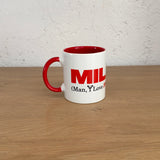 MILF / Man I Love Fitness Kırmızı Kulplu Bardak