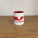 MILF / Man I Love Fitness Kırmızı Kulplu Bardak