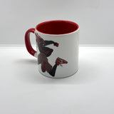 Spiderman Running Glass with Red Handle