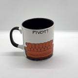 Pivot! / Friends Black Glass with Handle