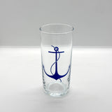 Rope and Anchor Printed Paşabahçe Raki Glass