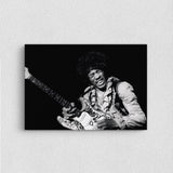 Jimi Hendrix Falkoner Centret Copenhagen 1969 Kanvas Tablo