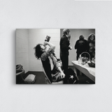 Jimmy Page Backstage Indianapolis 1975 Kanvas Tablo