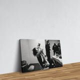 Jimmy Page Backstage Indianapolis 1975 Kanvas Tablo