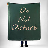 Do Not Disturb Green Polar TV Blanket