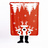 Trees and Deers Polar TV Blanket