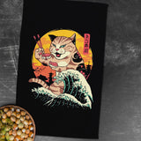 Kanagawa Cat - Cat Kitchen Towel