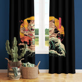 Kanagawa Cat - Cat Background Curtain