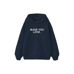 Made You Look Çocuk Hoodie — Lacivert — ön görünüm